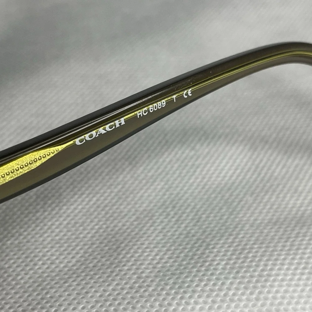 Coach  Square Olive Brown Gradient Glasses Frame ONLY HC6089  5400 51-16-135